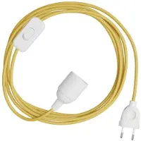 Creative Cables Portalampada Snakebis E14 Con Cavo 1.8 M