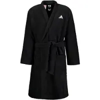 Adidas Accappatoio sportivo 'Bathrobe' nero / bianco