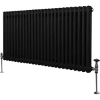 Monster Radiatore tradizionale a 2 colonne - 600 x 1192 mm - Nero