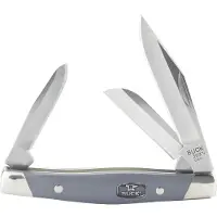 Buck Cadet 0303GYS2 Satin 420HC, Gray Synthetic Nickel Silver, coltello da tasca