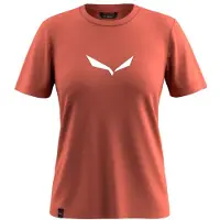 Salewa Women's Solid Dri-Release S/S Tee T-shirt Donna (32, rosso)
