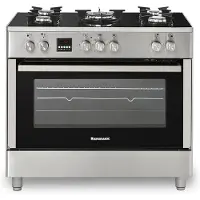 Ravanson Cucina A Gas Con Forno Elettrico Kwge-k90