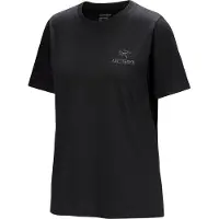 Arc'teryx Women's Kragg SL Cotton Emblem Crew S/S T-shirt Donna (XL, nero)
