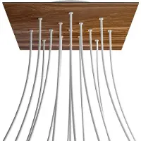 Creative Cables Kroq4015f110 Xxl Rose-one Kit Legno Quadrato Per Rose