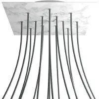 Creative Cables Kroq4015f105 Xxl Rose-one Square Kit Rosa In Marmo Di Carrara
