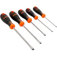 Bahco Set Di Cacciaviti Fit With Rubber Handle 5 Unità
