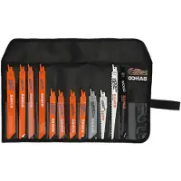 Bahco Set Di Lame Per Seghetto Alternativo Bimetalliche Sandflex Per Il Taglio Dei Metalli 12 Unità