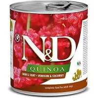 Farmina Cibo Per Cani Quinoa Skin Coat Venison Box 6x285g