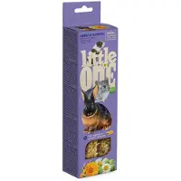 Mealberry Piccoli Fiori Stecco Erbe Cavia Coniglio Chinchilla Snack Per Roditori 110g 8 Unità