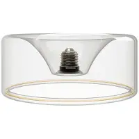 Creative Cables Lampadina Led 2200k Ghost Line Recessed Donut Transparent 195x83 Mm 6w