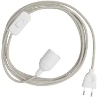 Creative Cables Portalampada E14 Snakebis Con Cavo 3 M