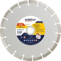 Edelco Disco Diamantato Universale Per Costruzioni U3 230x22 Mm