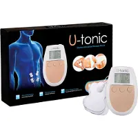 R Go Tools U-Tonic, Elettrostimolazione Con 4 Unità Vibranti, Massaggiatori, Per Muscoli, Bianco, Unisex, Adulto