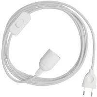 Creative Cables Portalampada Snakebis E14 Con Cavo 1.8 M