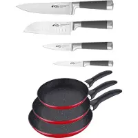 San Ignacio Pk358 Set Di Pentole E Coltelli 16x20x24 Cm 7 Unità