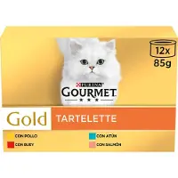 Purina Cibo Umido Per Gatti Gourmet Gold Tartallette 12x85g 8 Unità