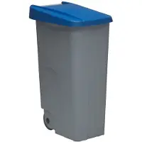 Wellhome Contenitore Per La Raccolta Differenziata Chiuso + 3 Sacchi Della Spazzatura Di 110l 42x57x88 Cm 10 Unità