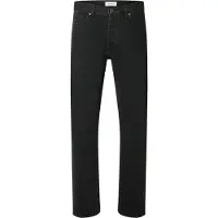 Selected Jeans Stretti In Fondo Uomini Nero 32
