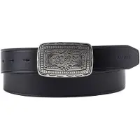 Levi's Western Plaque Belt In Black Taglia: 75 | Cinture Outlet | Uomo | Nero