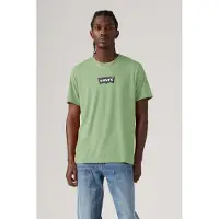 Levi's Graphic Crewneck Tee Batwing Logo Foam Green Taglia: S | Magliette basic Outlet | Uomo | Verde