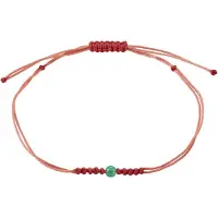 Pilgrim Braccialetto 'Birthstones' verde / rosso