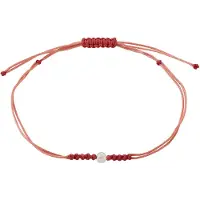 Pilgrim Braccialetto ' Birthstones ' rosso