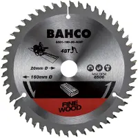 Bahco Lama Per Sega Circolare Con 48 Denti Per Seghe A Immersione Per Legno 160 Mmx20 Mm