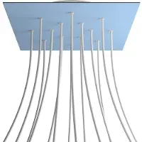 Creative Cables Kroq4014f114 Xxl Rose-one Square Kit Di Rose Azzurro Chiaro