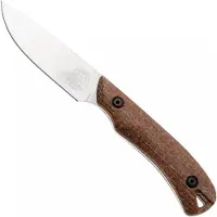 White River Knives Axiom WRSS-AXM-BNA Stonewashed Magnacut, Natural Burlap Micarta, coltello da caccia, Smith and Sons design
