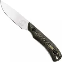 White River Knives Axiom WRSS-AXM-RMB Stonewashed Magnacut, Maple Black Richlite, coltello da caccia, Smith and Sons design