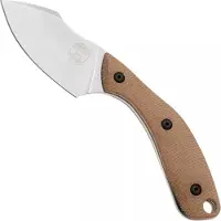 White River Knives Apex WRSS-APX-MNB Stonewashed Magnacut, Natural Canvas Micarta, coltello da caccia, Smith and Sons design