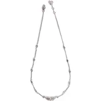 Zadig & Voltaire Collana 'ROCK' argento / trasparente
