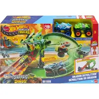 Hot Wheels Monster Trucks: Squali Vsdinosauri-distruzione Del Drago
