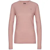 Fjällräven Women's Abisko Wool L/S Maglia a manica lunga merino Donna (XL, fuchsia)
