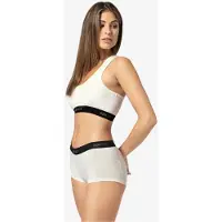 Super.natural Women's Tundra 220 Semplice Bra Reggiseno sportivo Donna (XXL, bianco)