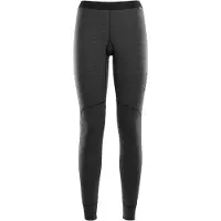Aclima Women's Doublewool Longs Intimo lana merinos Donna (XS, nero/grigio)