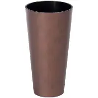 Prosperplast Vaso Da Fiori 15.5l Tubus Slim Corten Collection 25x25x47.6 Cm