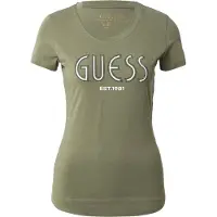 Guess Marciano GUESS Cn Ss Logo Tee Lichen Leaf Green Taglia: M | Maglie Sportivi Outlet | Donna | Verde