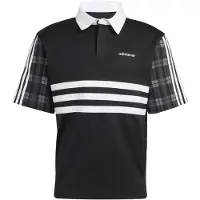 Adidas Polo Tartan Regular Rugby Polo uomini - Nero - EU M