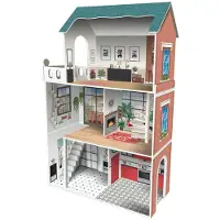 Deqube Casa Delle Bambole In Legno A 3 Piani A Soho