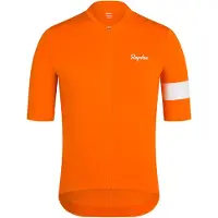 Rapha Core Jersey Maglietta da ciclismo Uomo (S, arancione)