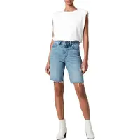 AllSaints Barry Long Denim Sho Light Indigo Taglia: W29 | Pantaloncini Outlet | Donna | Blu
