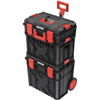Kistenberg Set kufrů na nářadí a organizérů X BLOCK PRO 546x380x970 mm - barva: černá