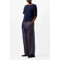 French Connection Carmen Crepe Flare Sleeve Top Marine Taglia: S | Magliette intime Outlet | Donna