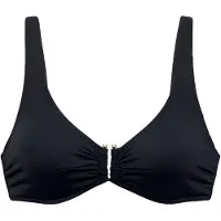 LASCANA Top per bikini nero