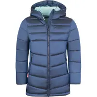 TROLLKIDS Girl's Trondheim Coat Cappotto Bambini (110, blu)