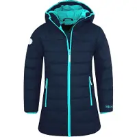 TROLLKIDS Girl's Stavanger Coat Cappotto Bambini (176, blu)