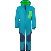 TROLLKIDS Kid's Isfjord Snowsuit XT Tuta outdoor Bambini (110, turchese)