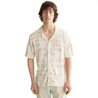 Scotch & Soda Jacquard Knitted Shirt Eggnog Taglia: S | Camicie Casual Outlet | Uomo