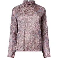 French Connection Becky Burnout Turtle Neck Top Bronze Multi Taglia: S | Magliette intime Outlet | Donna | Marrone